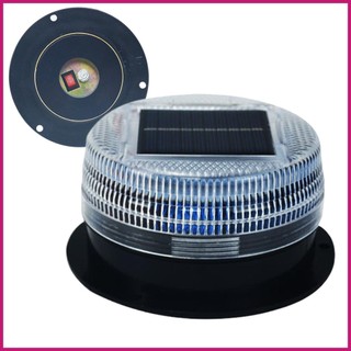 Đèn LED an toàn năng lượng mặt trời cảnh báo dừng, nhấp nháy, đế từ tính mạnh, shopidaevn