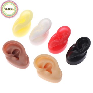 Safenh 1X Silicone Mô Hình Tai Dụng Cụ Thực Hành Bông Tai Hiển Thị Dụng Cụ Trang Sức Cơ Thể VN