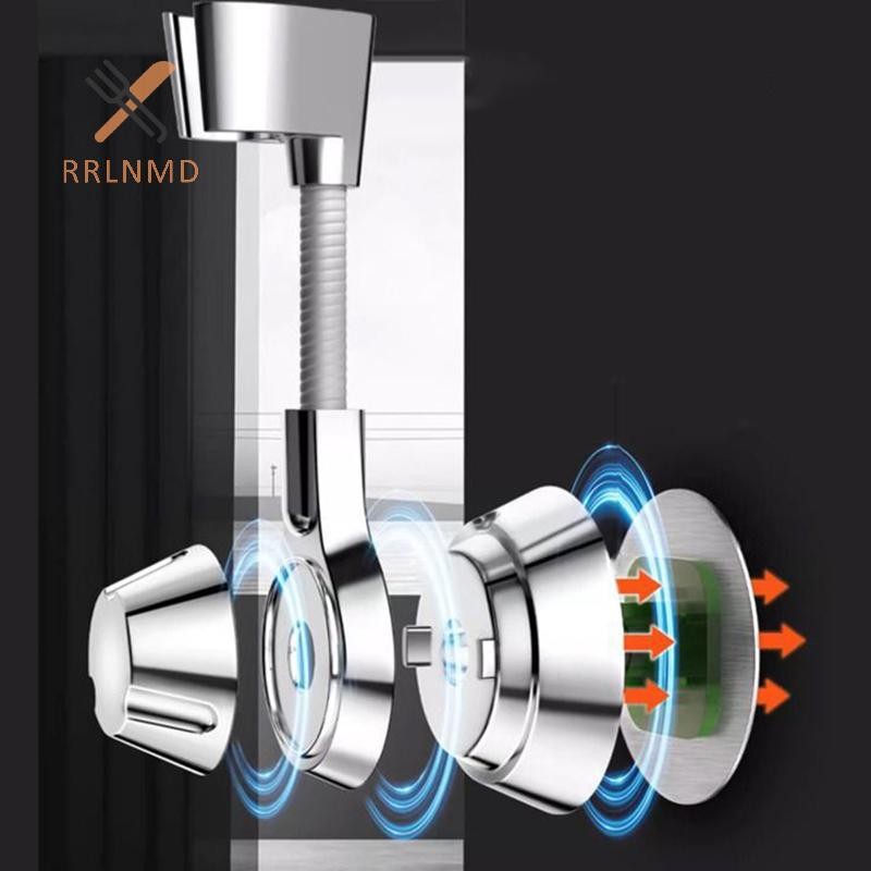 Rrlnmd Hút Cốc Tắm Có Thể Điều Chỉnh Đầu Tắm Giá Đỡ Vòi Phun Cầm Tay Giá Đỡ Đục Lỗ Nhiều Góc Xoay Vòi Hoa Sen MỚI