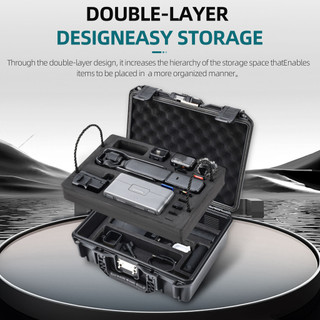 Dành Cho DJI Pocket 3 Khóa Mật Khẩu Đặc Biệt Hai Lớp Chống Cháy Nổ Hộp Bảo Quản Chống Thấm Nước DJI Pocket 3 Camera Phụ Kiện Hộp