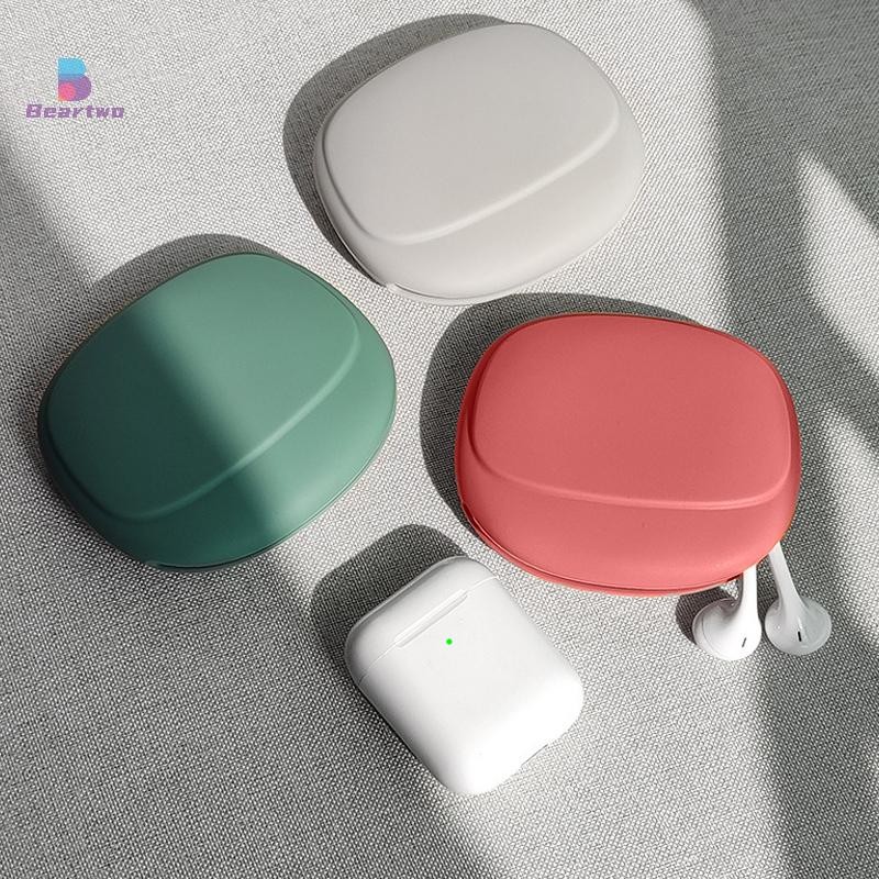 < Beartwo > Túi lưu trữ cáp dữ liệu silicon di động Hộp lưu trữ tai nghe Sạc điện thoại dễ thương Chìa khóa Túi lưu trữ môi Túi du lịch đẹp
