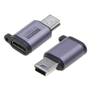 Charmantcc1 Micro Usb sang Mini Usb Type-C Bộ chuyển đổi Usb-C Nữ sang Micro Usb Nam