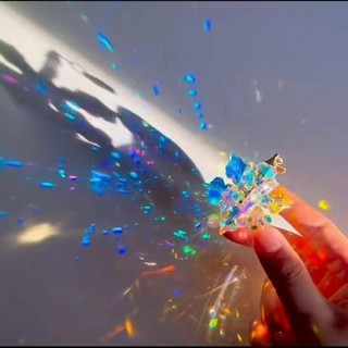 Sáng Tạo Streamer Bông Tuyết Pha Lê Mặt Dây Chuyền Để Bàn Đồ Trang Trí Cặp Đôi ins Phong Cách Hộp Quà Tặng Ba Chiều Quà Tặng fdsfd