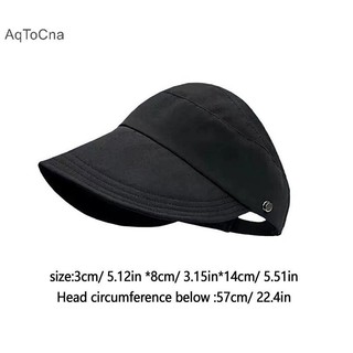AqToCna Có Thể Gập Lại Vành Rộng Đuôi Ngựa Mũ Chống Nắng Cho Nữ Chống Tia UV Mũ Che Nắng Nữ Giải Trí Có Thể Điều Chỉnh Bãi Biển Ngoài Trời Người Cá Mũ HGVN