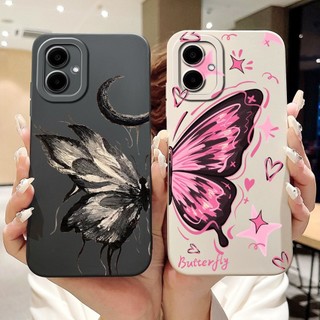Dành Cho Samsung Galaxy A06 Ốp lưng Samsung A16 4G 5G Vỏ Sang Trọng Nữ Tính Thời Trang Hoa Cúc Ốp Lưng Silicon Lỏng Mềm