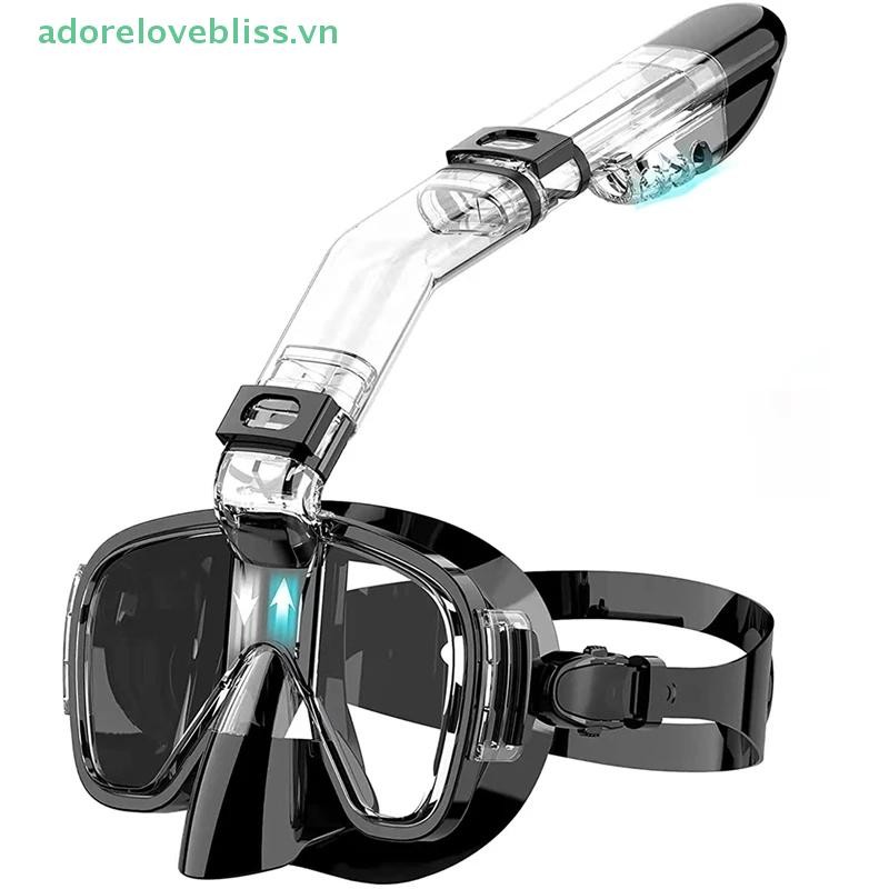 THÊM Mặt nạ ống thở Bộ mặt nạ lặn có thể gập lại với hệ thống trên khô và gắn Camera BSS