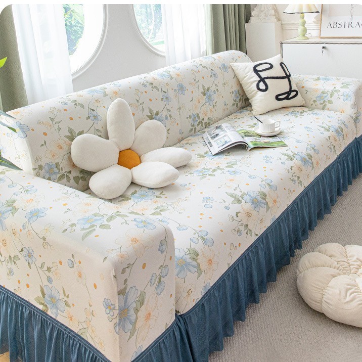 1 / 2 / 3 / 4 Ghế Sofa Bọc Váy Co Giãn Sofa Bao Chống Trơn Trượt Full Cover Sofa Bụi Co Giãn Bao Gồm Tất Cả Chống Bụi Sofa Thảm