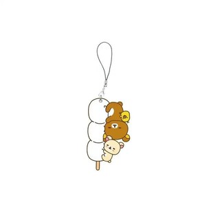 Móc khóa Rilakkuma dễ thương, dây chuyền điện thoại di động, phụ kiện mặt dây chu