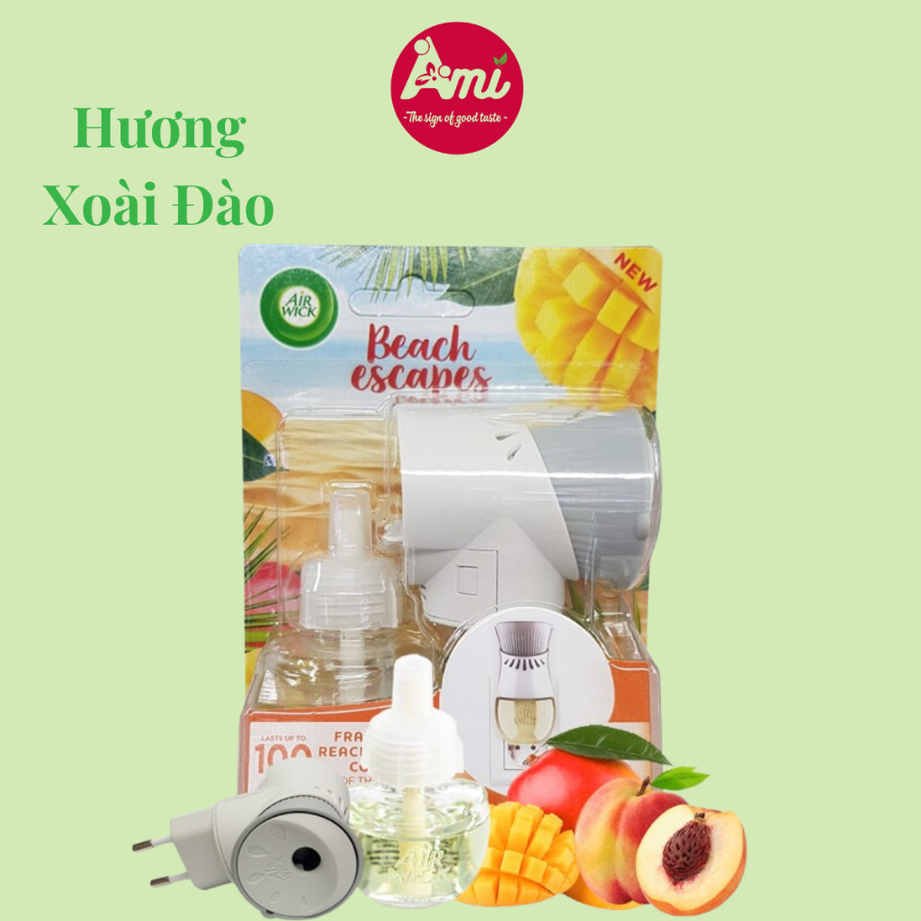 Bộ Tinh Dầu Cắm Điện 220V Air Wick Essential Oils - Đủ Mùi Hương Thiên Nhiên