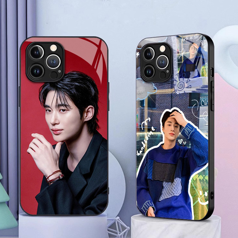 Byeon Woo seok 02 Ốp Điện Thoại Kính Cho IPhone 16 15 14 13 12 11 Pro XR XS Max Plus Mini X XR 8 7 6s SE2 / 3