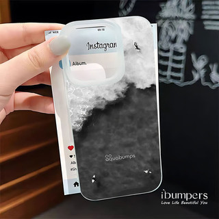 ibumpers Ốp Điện Thoại iPhone Đẹp Họa Tiết Đại Dương Ốp Lưng Trong Suốt Nhám Mờ Chống Bẩn Chống Sốc Cho IPhone 16 15 14 12 13 11 Pro Max IP 7 8 Plus X XS XR