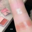 AFTEROF Makeup Rouge, Kem má hồng chống thấm nước, Kem dưỡng ẩm lâu trôi tự nhiên 2 màu Phấn má hồng có độ bóng cao Trang điểm mặt mỹ phẩm