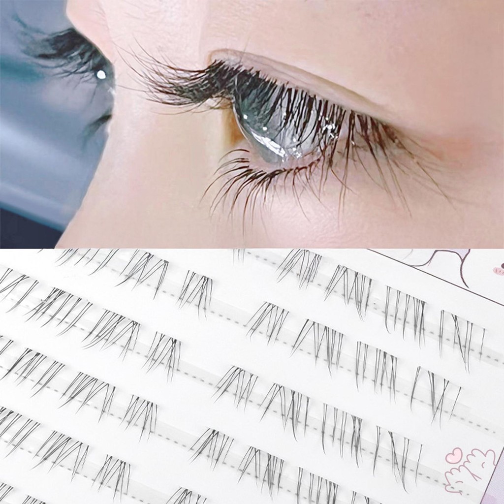 Dây mỏng Lông mi dưới thực tế Cụm mi riêng lẻ Lông mi thích hợp cho phụ nữ mọi lứa tuổi