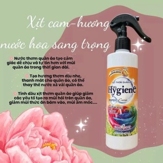 Cùng Mua Sắm Xịt Thơm Quần Áo Hygiene Thái Lan 300ml Khử Mùi Hôi Giúp Quần Áo Mềm Mại