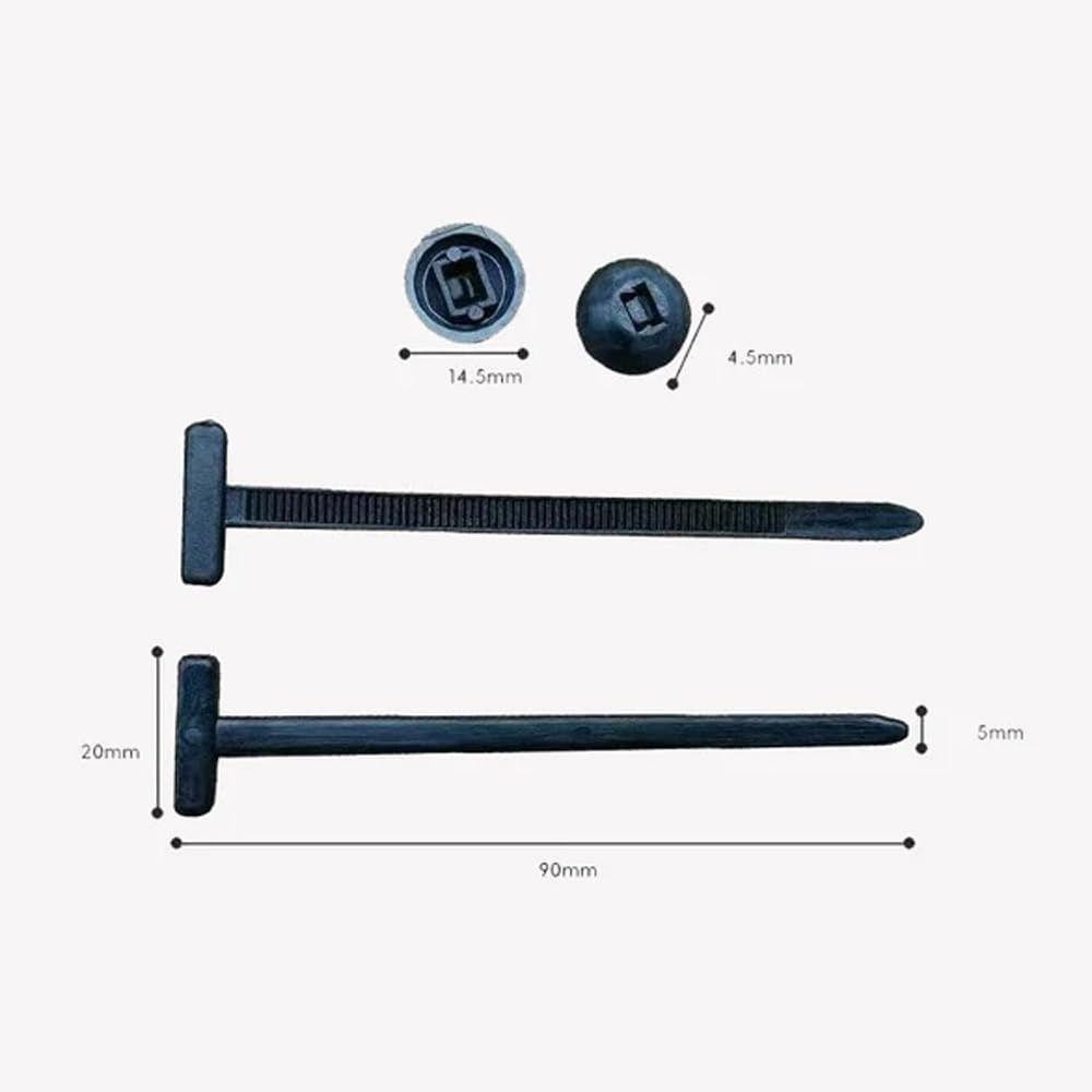 UMITY 20 / 50100 Chiếc Nylon Đa Năng Dây Buộc Cáp Khóa Nylon Chịu Lực Cao Nylon Zip Ties, Tự Khóa Đa Năng Dây Buộc Xe Sửa Chữa Hàng Ngày