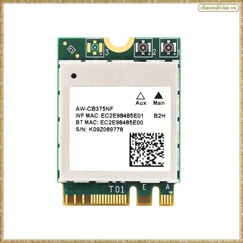 [K O G X] Card mạng không dây băng tần kép AW-CB375NF, Card WiFi băng tần kép 2.4G / 5GHz, RTL8822CE-CG Core, Bluetooth5.0, Hỗ trợ BLE NX Dễ sử dụng