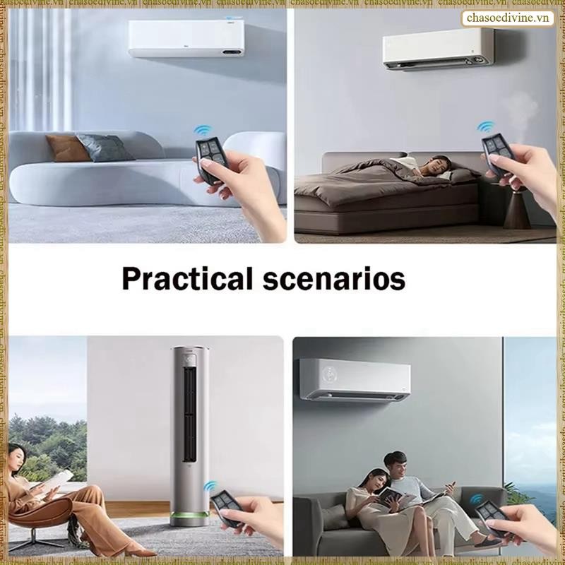 [K O G X] Điều khiển từ xa A / C đa năng X900 Tương thích với tất cả các mẫu điều hòa và mô hình chính