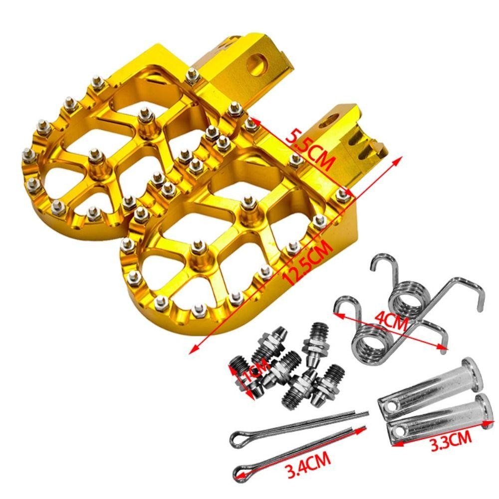 FANIELLAPOWELL Dirt Bike Foot Chốt, CNC gia công bền Footpegs Rest, Hot Rest Pedal Pedal CNC MX Racing