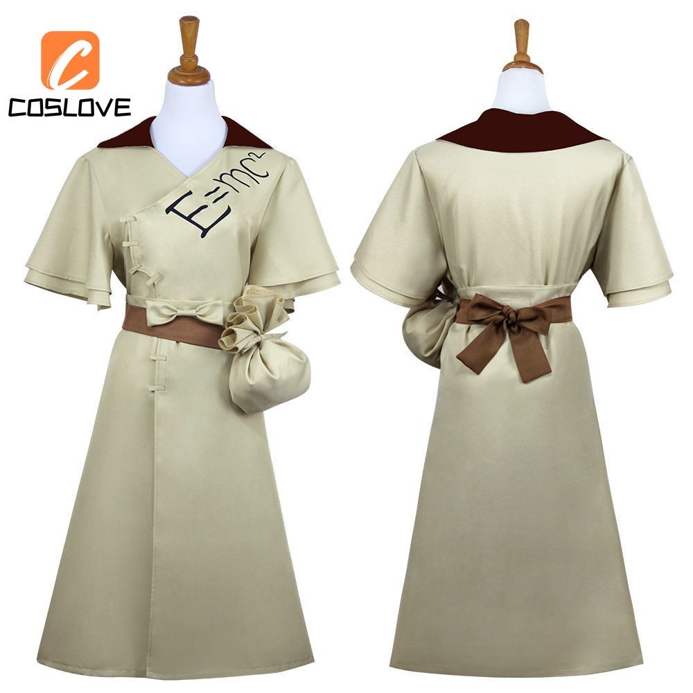 Anime Dr.Stone Senku Ishigami Cosplay Quần Áo Trọn Bộ Trang Phục Trang Phục Dành Cho Người Lớn Tay Ngắn Áo Cosplay Đảng Hiệu Suất