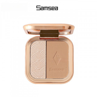 Samsea Highlight Contour Tích Hợp Đĩa Mũi Silhouette Mặt Làm Sáng Mịn Lấp Lánh Làm Đẹp Sửa Đổi Điểm Nổi Bật & Đường Viền