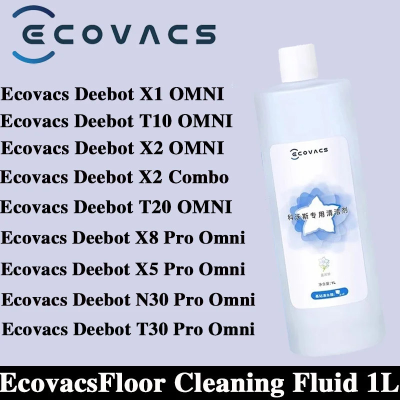 ECOVACS T30 Pro Omni / T30S / / X1 TURBO / X2 / T20 / T10 Chất lỏng làm sạch sàn Omni 1L