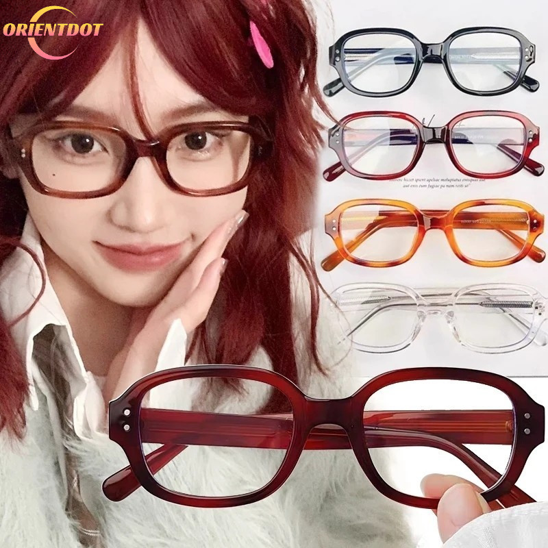 Thời Trang Unisex Retro Vuông Khung Tròn Kính Dành Cho Nam Nữ Đảng Kính Mắt Cá Tính Phụ Kiện