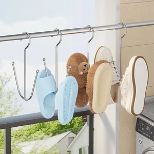 Móc phơi giày dép chữ W bằng thép không gỉ 13x9.2x21cm