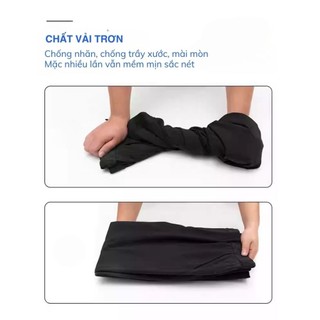 Quần âu nam baggy ống suông cạp chun sau co giãn, quần ống côn dáng suông công sở mềm mịn 6515