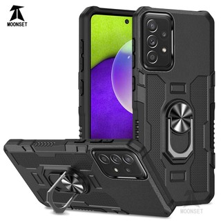 Dành Cho Samsung A52 (4G / 5G) / A52s Ốp điện thoại PC Cứng Mặt Sau TPU Mềm Cạnh Bảo Vệ Camera Giá Đỡ Vòng Chân Đế Chống Sốc Mỏng Vỏ