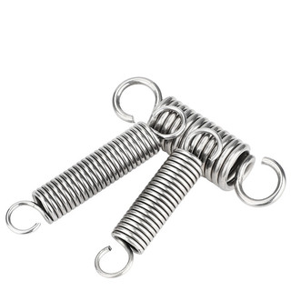 dàiò xo kéo inox 304/dàiò xo căng SUS304 (đường kính dây  = 0,4mm, đường kính ngoài 4mm, dài = 15 ~ 120mm lò xo mở rộng, móc mở lò xo căng / móc đóng (LXY-XDT-VN-w)