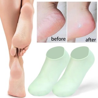 Jkdesign Silicone Dưỡng Ẩm Tất Chăm Sóc Bàn Chân, Loại Bỏ Da Chết, Massage Spa, Chống Nứt, Khô Thoáng Khí, Có Thể Tái Sử Dụng