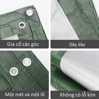 Bạt Che Nắng Che Mưa Loại Dày Xanh Rêu Chống Thấm Nước, Che nắng mưa, sân vườn, cây cảnh, trồng trọt