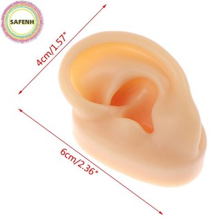 Safenh 1X Silicone Mô Hình Tai Dụng Cụ Thực Hành Bông Tai Hiển Thị Dụng Cụ Trang Sức Cơ Thể VN