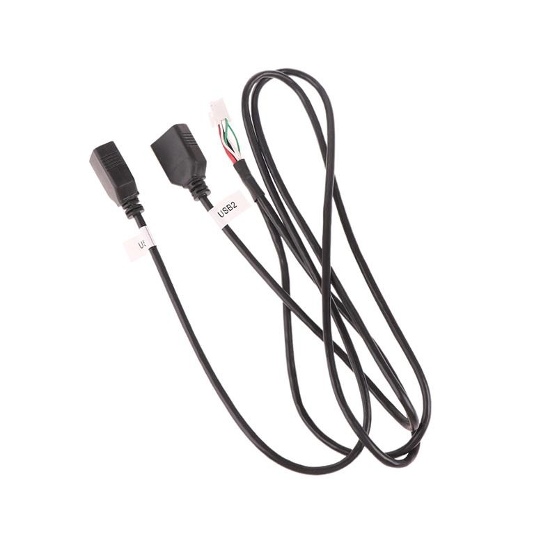 Tmoy Đa Phương Tiện Máy Nghe Nhạc Ô Tô Dây Dây Cắm Kết Nối 6 Pin Dual USB Giao Diện Cáp Adapter Cho Android Radio Navigation TCS