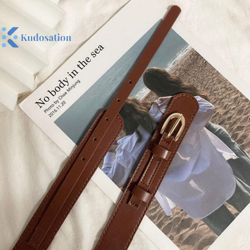 Kudosation Hình Bầu Dục Kim Khóa Nữ Đa Năng Thường Ngày Thắt Lưng Len Áo Phù Hợp Với Thắt Lưng
