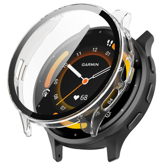 Dành Cho Garmin Venu 3 3s 41mm 45mm Kính Cường Lực Bảo Vệ Màn Hình Mạ Vỏ TPU Phụ Kiện