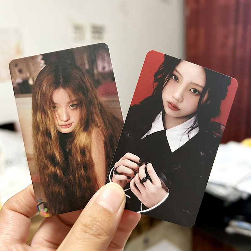 HK1 5 Cái / bộ ILLIT I LL LIKE YOU Album LOMO Card YUNAH WONHEE MOKA Bưu Thiếp Bộ Sưu Tập Ngôi Sao Ngoại Vi KH1