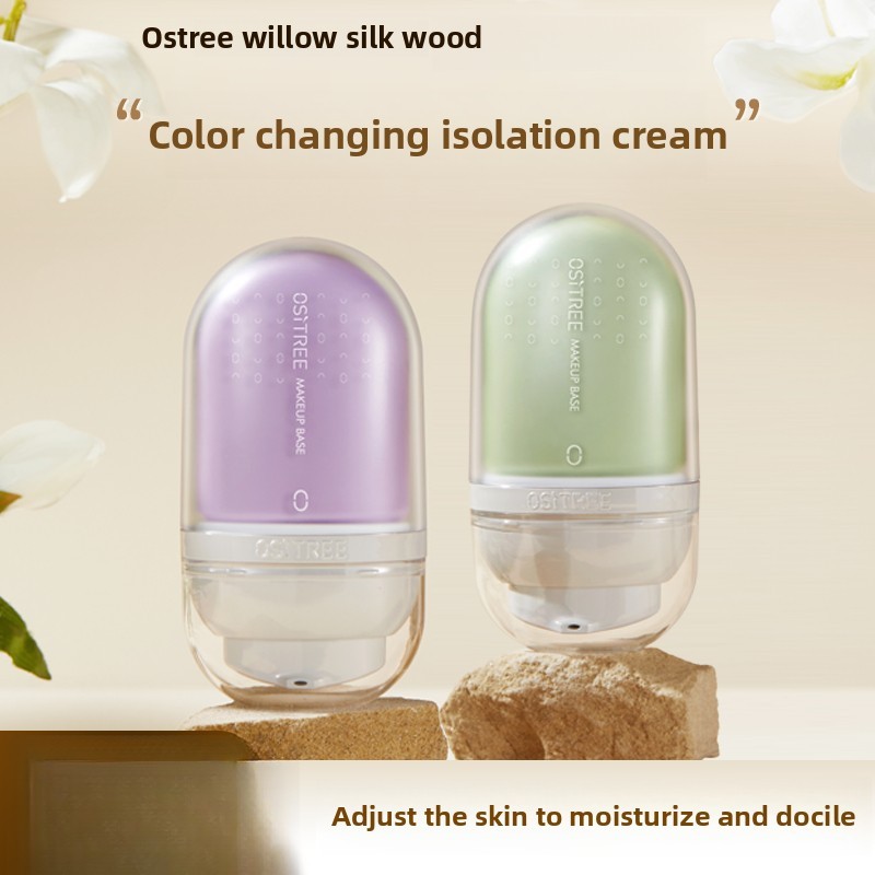 Ositree kem cô lập kem nền chất lỏng tiền xử lý kem che khuyết điểm giữ ẩm ba trong một bột qtuu
