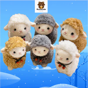 Rytanda Cừu Sang Trọng Đồ Chơi Mô Phỏng Dễ Thương Dê Bạch Dương Búp Bê Mô Phỏng Động Vật Sofa Đệm Quà Tặng Sinh Nhật Phòng Ngủ Quà Tặng Giáng Sinh