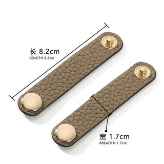 Khóa cố định túi phù hợp cho Lindy Mini19, khóa điều chỉnh dây đeo vai hình mũi lợn, khóa cố định dây đeo túi bằng da thật