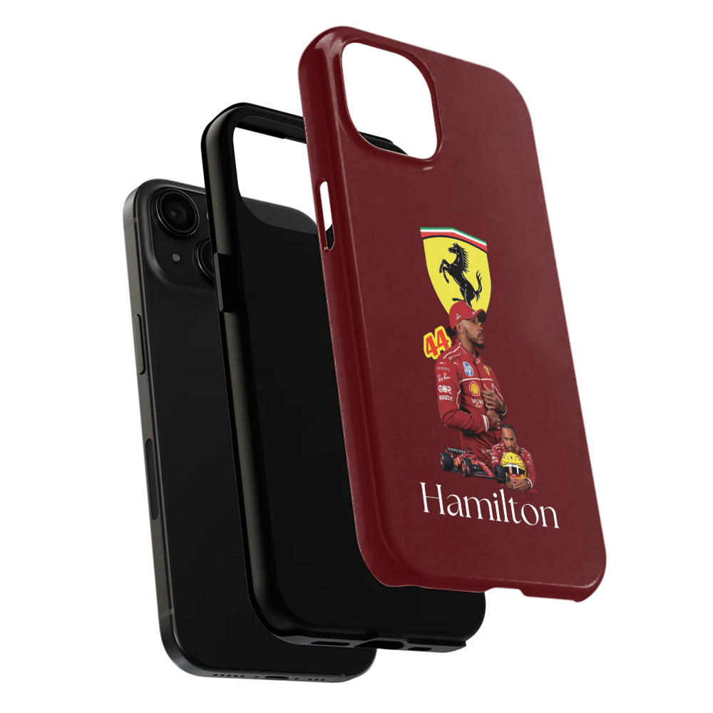 Ốp điện thoại F1,44 HAM cho iPhone17 16Pro 15ProMax 14Pro 13 12 13mini Samsung S24 S22 S25 2in1 ốp lưng cứng bóng