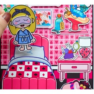 Búp bê giấy nàng công chúa Alice  ở xứ sở kẹo ngọt đồ chơi thủ công toca boca