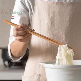 [Lostcorner] Đũa Cực Dài Nhật Bản Đánh Bóng Gỗ Sọc Mì Thực Phẩm Chống Trơn Trượt Chop Dụng Cụ Nấu Ăn Nhà Bếp [Mới]