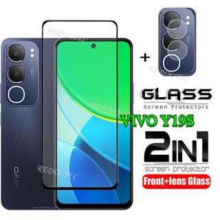 Vivo Y19S kính cường lực 2 trong 1 kèm bảo vệ camera, full keo cho VIVOY19S/Y19/Tecno Pova6Neo
