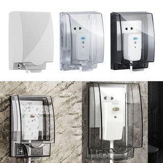 Vỏ cắm điện không dây, Vỏ bảo vệ công tắc loại 86 trong suốt, Bảo vệ ổ cắm chống nước tự dính di động cho gia đình