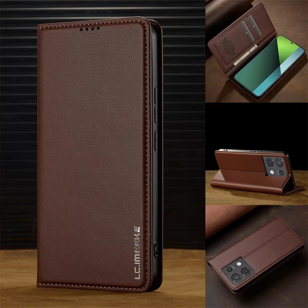 Ví Da Lật Có Chân Đế Đựng Thẻ Cho Xiaomi Redmi Note 14 Pro + Plus 11S 12S13 12 11 Pro 4G POCO X5 Pro 5G Vỏ Điện Thoại Bảo Vệ Chống Sốc Có Fli