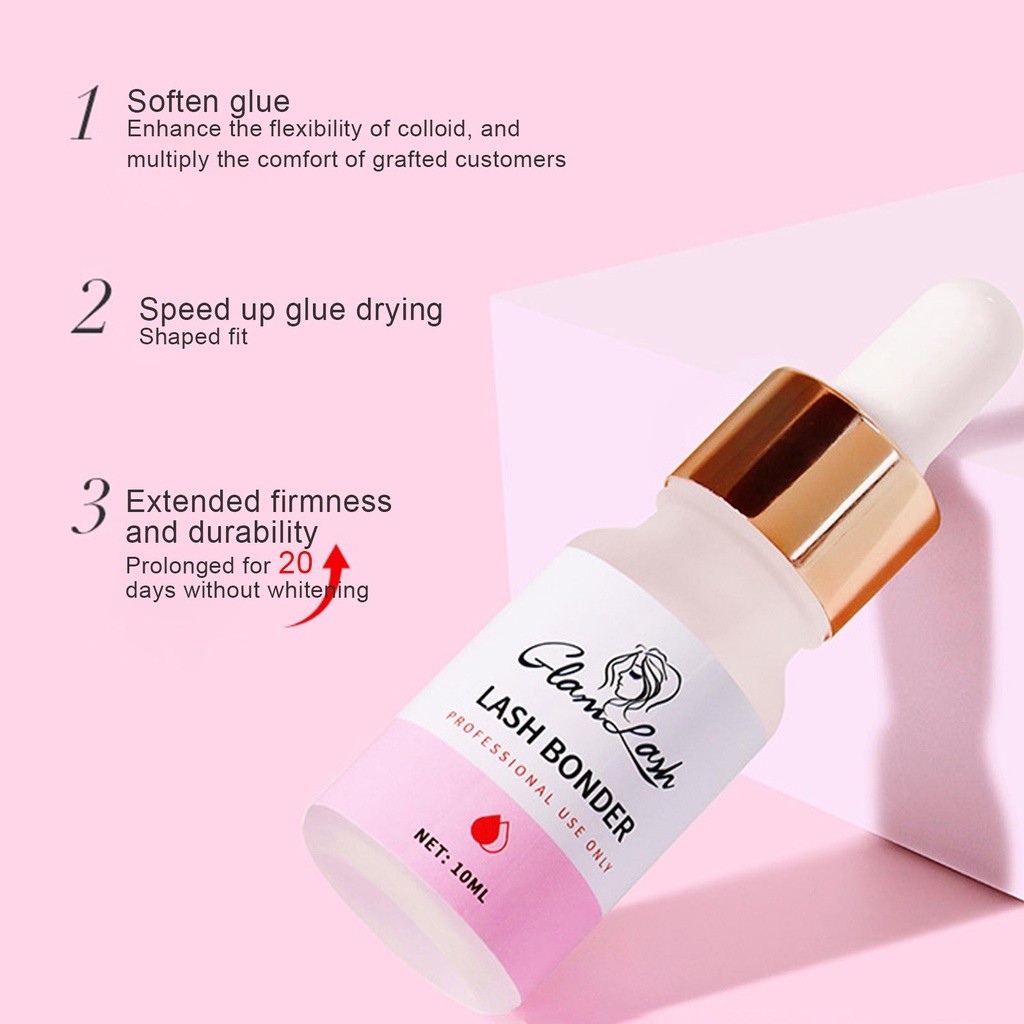 10ml / mi Siêu Bonder Cho Lông Mi Nối Dài Keo Chữa Dính Liên Kết Mi Lâu Dài Lash D2p5