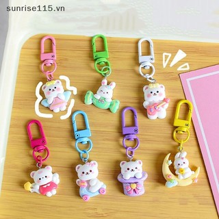 Ssvn Động Vật Dễ Thương Móc Khóa Gấu Đáng Yêu Móc Khóa Cho Nữ Túi Bé Gái Trang Trí Tai Nghe Ch Mặt Dây Chuyền Đôi Quà Tặng.