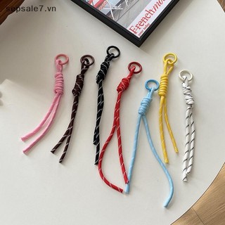 [HOTOY] Móc khóa dây buộc đầy màu sắc để trang trí vỏ điện thoại Phụ nữ Mặt dây chuyền túi sang trọng Kpop DIY Móc chìa khóa Người bạn Quà tặng cặp đôi {vn}