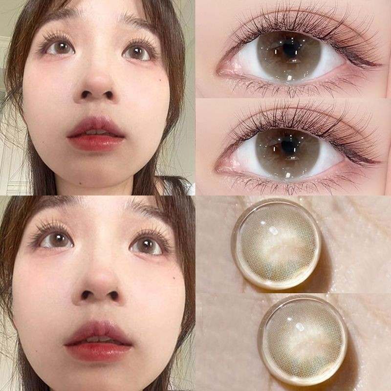 COD -100°~-800🔥Kính áp tròng màu🔥 Kính áp tròng nửa năm, kính áp tròng 14.0mm/14.2mm/14.5mm 016